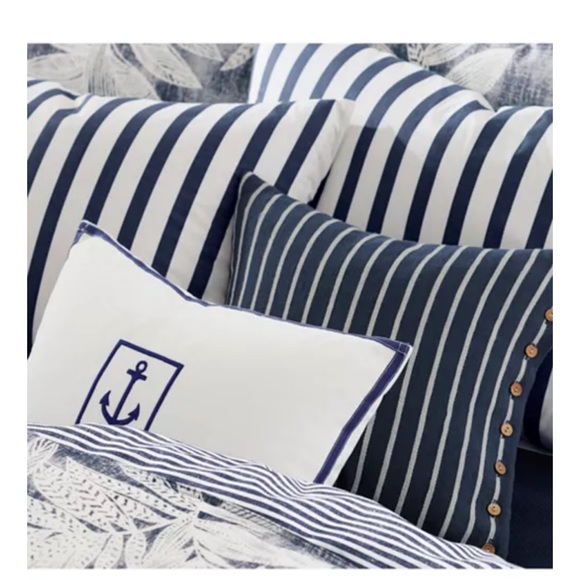 RalphLauren Evan Botanical Palm Comforter Set, Full/Queen - Picture 4 of 8